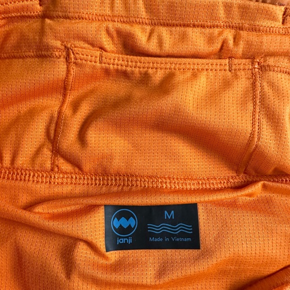 Janji 4” Cadence Shorts - Orange and Pink Athletic Shorts - Picture 2 of 2